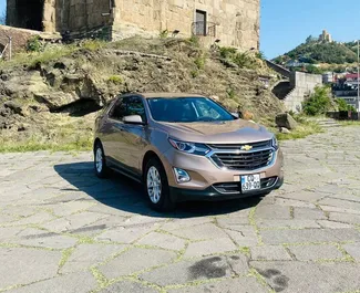 Front view of a rental Chevrolet Equinox in Tbilisi, Georgia ✓ Car #2065. ✓ Automatic TM ✓ 1 reviews.