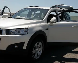 Front view of a rental Chevrolet Captiva in Durres, Albania ✓ Car #2242. ✓ Manual TM ✓ 1 reviews.