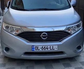 Front view of a rental Nissan Quest in Kutaisi, Georgia ✓ Car #2257. ✓ Automatic TM ✓ 0 reviews.