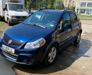 Front view of a rental Suzuki SX4 in Kutaisi, Georgia ✓ Car #2239. ✓ Manual TM ✓ 6 reviews.