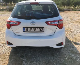 Toyota Yaris 2018 car hire in Greece, featuring ✓ Petrol fuel and 72 horsepower ➤ Starting from 16 EUR per day.