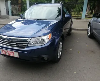 Front view of a rental Subaru Forester in Tbilisi, Georgia ✓ Car #2263. ✓ Automatic TM ✓ 1 reviews.