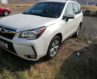 Subaru Forester rental. Comfort, SUV, Crossover Car for Renting in Georgia ✓ Without Deposit ✓ TPL, FDW, Passengers, Theft, Abroad insurance options.