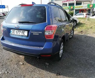 Petrol 2.5L engine of Subaru Forester 2016 for rental in Tbilisi.