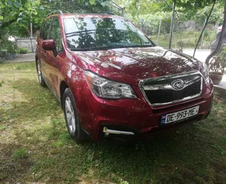 Front view of a rental Subaru Forester in Tbilisi, Georgia ✓ Car #2262. ✓ Automatic TM ✓ 0 reviews.