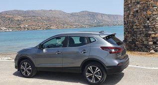 Nissan Qashqai, Manual for rent in Crete, Istron