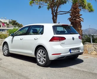 Petrol 1.0L engine of Volkswagen Golf 2019 for rental in Crete.