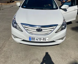 Hyundai Sonata rental. Comfort, Premium Car for Renting in Georgia ✓ Deposit of 300 GEL ✓ TPL, FDW, Theft insurance options.