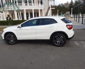 Front view of a rental Mercedes-Benz GLA220 in Kutaisi, Georgia ✓ Car #2529. ✓ Automatic TM ✓ 0 reviews.