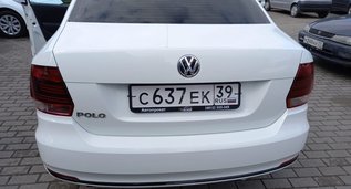 Cheap Volkswagen Polo, 1.6 litres for rent in  Russia