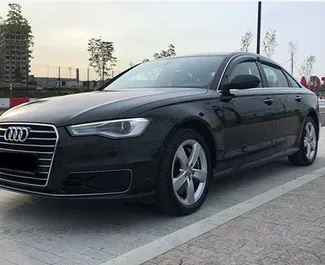 Front view of a rental Audi A6 in Kaliningrad, Russia ✓ Car #2508. ✓ Automatic TM ✓ 0 reviews.