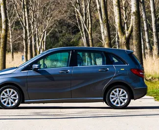 Mercedes-Benz B180 2014 car hire in Montenegro, featuring ✓ Diesel fuel and 107 horsepower ➤ Starting from 79 EUR per day.