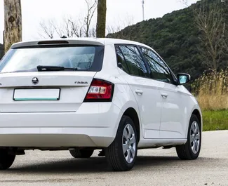 Skoda Fabia 2018 car hire in Montenegro, featuring ✓ Petrol fuel and 108 horsepower ➤ Starting from 43 EUR per day.