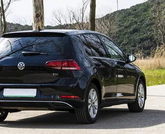 Volkswagen Golf 7 2017 car hire in Montenegro, featuring ✓ Petrol fuel and 114 horsepower ➤ Starting from 57 EUR per day.