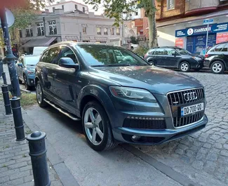 Audi Q7 2011 available for rent in Tbilisi, with unlimited mileage limit.