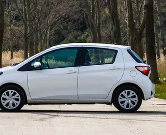 Toyota Yaris 2018 car hire in Montenegro, featuring ✓ Petrol fuel and 110 horsepower ➤ Starting from 43 EUR per day.