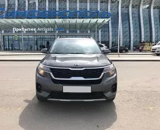 Kia Seltos 2021 car hire in Crimea, featuring ✓ Petrol fuel and 121 horsepower ➤ Starting from 2625 RUB per day.
