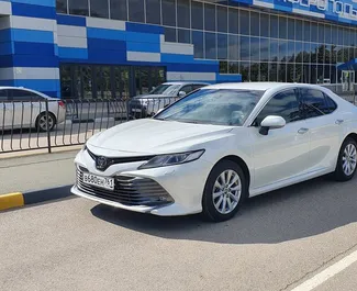 Front view of a rental Toyota Camry in Simferopol, Crimea ✓ Car #2797. ✓ Automatic TM ✓ 0 reviews.