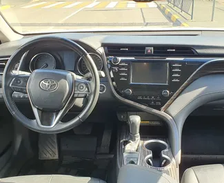 Toyota Camry 2019 car hire in Crimea, featuring ✓ Petrol fuel and 181 horsepower ➤ Starting from 4700 RUB per day.