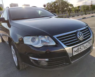 Front view of a rental Volkswagen Passat SW in Simferopol, Crimea ✓ Car #3082. ✓ Automatic TM ✓ 0 reviews.