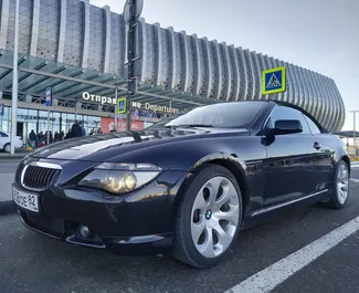 Front view of a rental BMW 630i in Simferopol, Crimea ✓ Car #3071. ✓ Automatic TM ✓ 0 reviews.