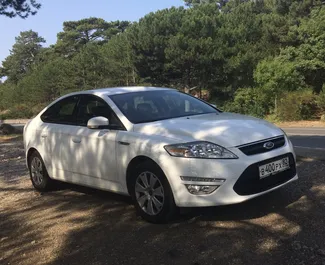 Front view of a rental Ford Mondeo in Simferopol, Crimea ✓ Car #2649. ✓ Manual TM ✓ 0 reviews.