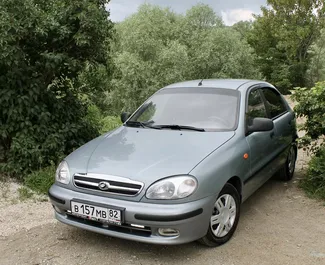 Front view of a rental ZAZ Chance in Simferopol, Crimea ✓ Car #2646. ✓ Automatic TM ✓ 0 reviews.