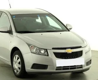 Front view of a rental Chevrolet Cruze in Kerch, Crimea ✓ Car #2743. ✓ Automatic TM ✓ 0 reviews.