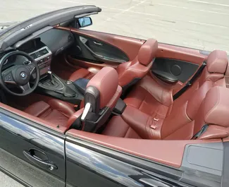 BMW 630i rental. Premium, Luxury, Cabrio Car for Renting in Crimea ✓ Deposit of 20000 RUB ✓ TPL insurance options.