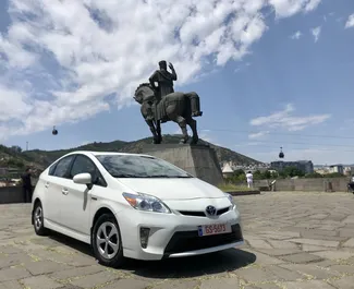 Toyota Prius 2015 available for rent in Tbilisi, with unlimited mileage limit.