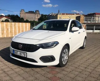 Front view of a rental Fiat Tipo in Prague, Czechia ✓ Car #2660. ✓ Automatic TM ✓ 0 reviews.