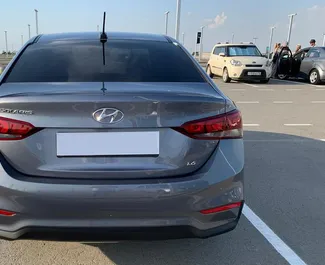 Car Hire Hyundai Solaris #1944 Automatic at Simferopol Airport, equipped with 1.6L engine ➤ From Artem in Crimea.