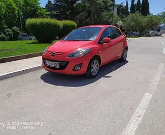 Front view of a rental Mazda 2 in Budva, Montenegro ✓ Car #3146. ✓ Automatic TM ✓ 0 reviews.