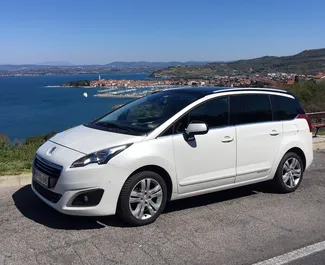 Front view of a rental Peugeot 5008 in Ljubljana, Slovenia ✓ Car #3374. ✓ Automatic TM ✓ 3 reviews.