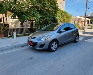 Front view of a rental Mazda Demio in Limassol, Cyprus ✓ Car #3293. ✓ Automatic TM ✓ 6 reviews.