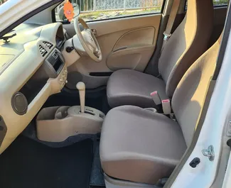 Interior of Suzuki Alto for hire in Cyprus. A Great 4-seater car with a Automatic transmission.