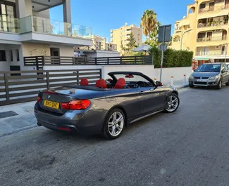 BMW 430i Cabrio 2018 car hire in Cyprus, featuring ✓ Diesel fuel and  horsepower ➤ Starting from 117 EUR per day.
