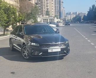 Front view of a rental Kia K5 in Baku, Azerbaijan ✓ Car #3485. ✓ Automatic TM ✓ 0 reviews.