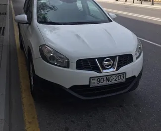 Nissan Qashqai rental. Comfort, Crossover Car for Renting in Azerbaijan ✓ Deposit of 350 AZN ✓ TPL, CDW, Theft insurance options.