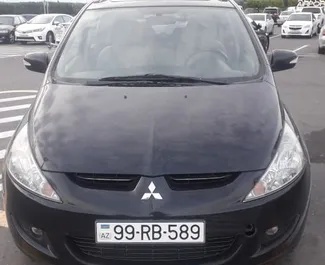 Front view of a rental Mitsubishi Grandis in Baku, Azerbaijan ✓ Car #3534. ✓ Automatic TM ✓ 0 reviews.