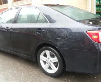 Front view of a rental Toyota Camry in Baku, Azerbaijan ✓ Car #3509. ✓ Automatic TM ✓ 0 reviews.