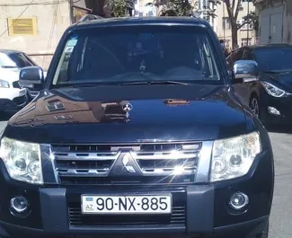 Front view of a rental Mitsubishi Pajero in Baku, Azerbaijan ✓ Car #3519. ✓ Automatic TM ✓ 0 reviews.