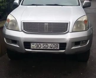 Front view of a rental Toyota Land Cruiser Prado in Baku, Azerbaijan ✓ Car #3508. ✓ Automatic TM ✓ 0 reviews.