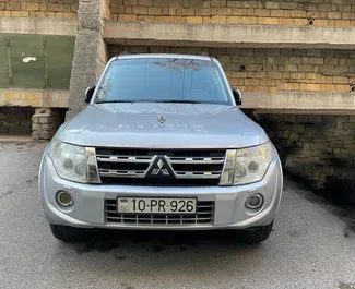Front view of a rental Mitsubishi Pajero in Baku, Azerbaijan ✓ Car #3641. ✓ Automatic TM ✓ 0 reviews.