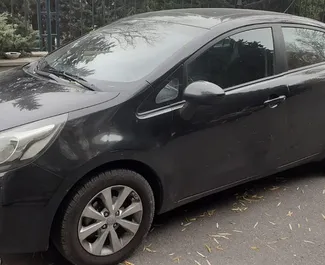 Front view of a rental Kia Rio in Baku, Azerbaijan ✓ Car #3523. ✓ Automatic TM ✓ 1 reviews.
