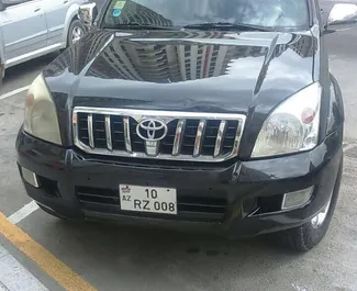 Front view of a rental Toyota Land Cruiser Prado in Baku, Azerbaijan ✓ Car #3518. ✓ Automatic TM ✓ 0 reviews.