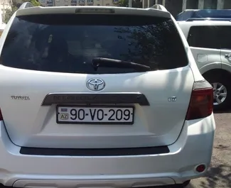 Toyota Highlander 2010 car hire in Azerbaijan, featuring ✓ Petrol fuel and  horsepower ➤ Starting from 110 AZN per day.