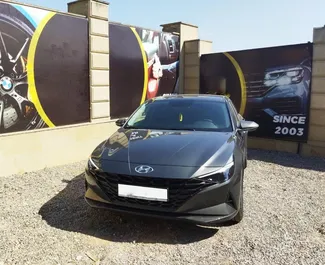 Front view of a rental Hyundai Elantra in Baku, Azerbaijan ✓ Car #3595. ✓ Automatic TM ✓ 0 reviews.