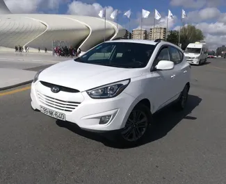 Front view of a rental Hyundai Ix35 in Baku, Azerbaijan ✓ Car #3576. ✓ Automatic TM ✓ 0 reviews.