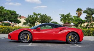 Cheap Ferrari 488 GTB, 3.9 litres for rent in  UAE